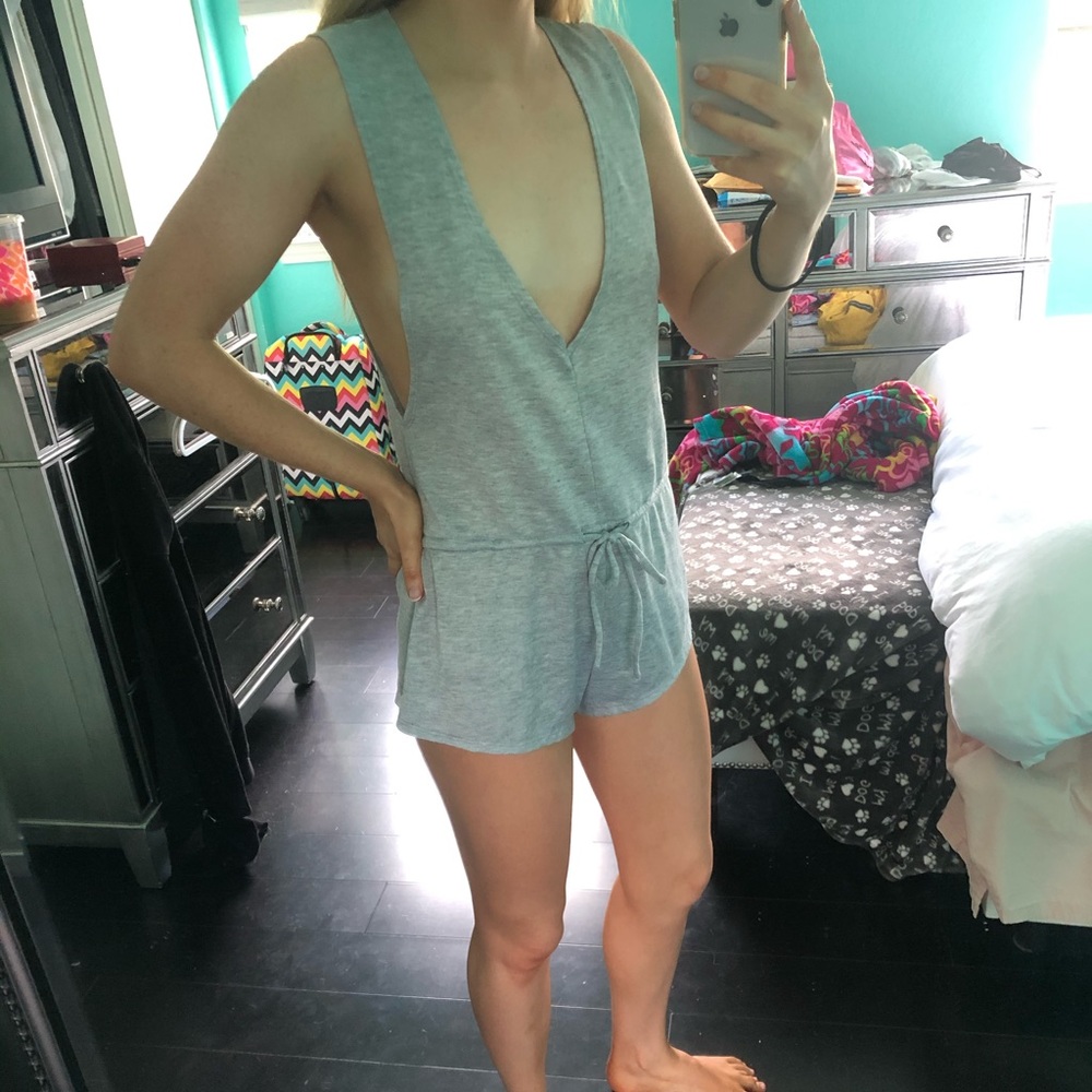 Deep V romper